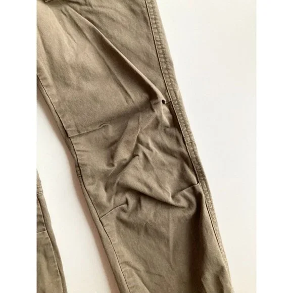 Aritzia GOLDEN by TNA Heroic Fatigue Green Cotton Twill Utility Pants, Size 6 - Picture 4 of 12